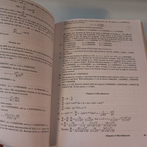 Calculus And Analytic Geometry Student Solution Manual 4th Ed 1994 PB - Picture 7 of 10